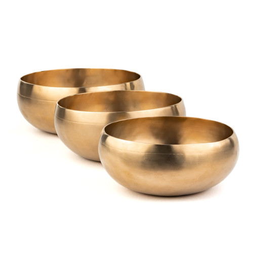 6.5-8" 3-Note Zen Bioconcert Series Singing Bowl Set #zbcset108