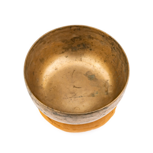 6.75" E/B Note Antique Himalayan Singing Bowl #e5800226