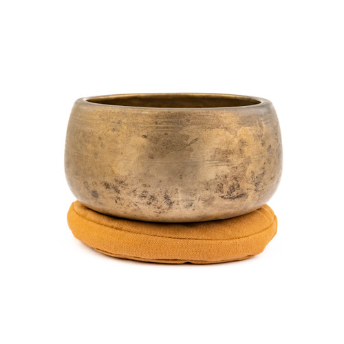 6.5" E/A Note Antique Himalayan Bell Bowl #e9850226