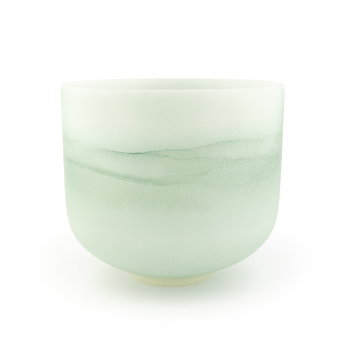 8" B Note 432Hz Perfect Pitch Emerald Empyrean Fusion Crystal Singing Bowl Crystal Vibes #ca008bm30 11001528