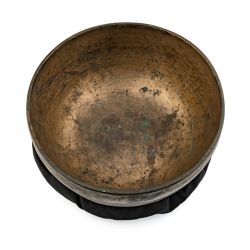 9" E/B Note Antique Himalayan Singing Bowl #e14400226