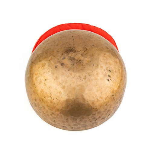 11.25" F/B Note Antique Himalayan Singing Bowl #f24500226