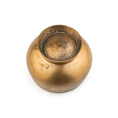 6.25" C/F# Note Antique Naga Pedestal Himalayan Singing Bowl #c7800226