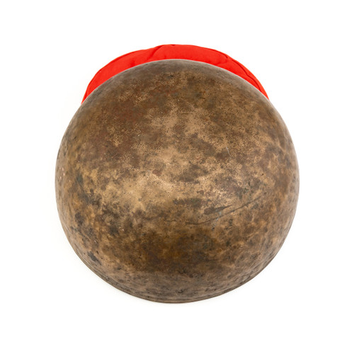 11.75" C#/A Note Antique Himalayan Singing Bowl #c24100326