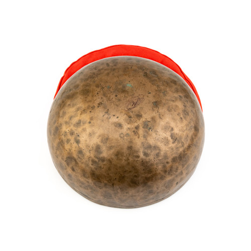 9.5" B/G Note Antique Himalayan Singing Bowl #b15100326
