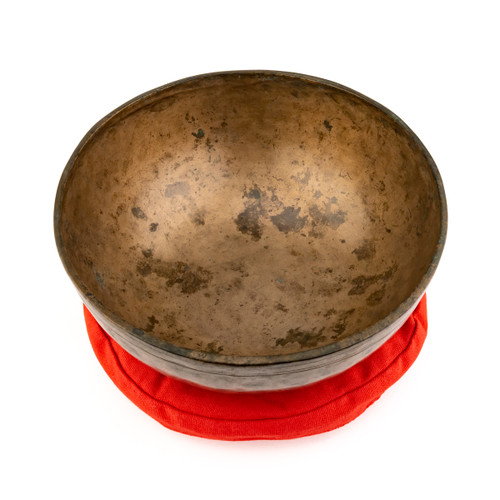9.5" B/G Note Antique Himalayan Singing Bowl #b15100326