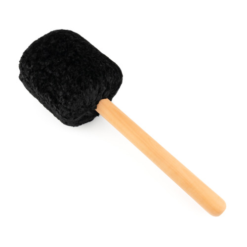 Zen Large Premium Fleece Black Gong Mallet #zgmblacklarge