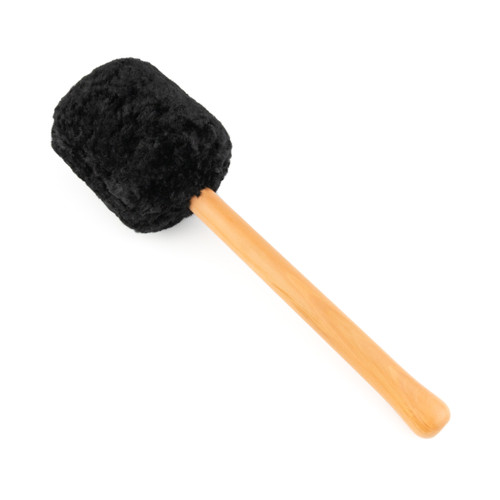 Zen Small Premium Fleece Black Gong Mallet #zgmblacksmall