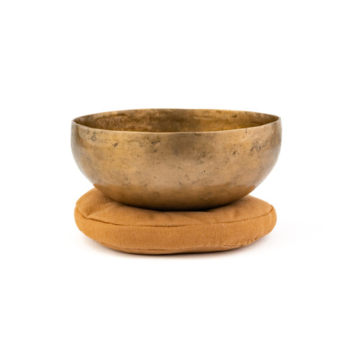 6.25-6.75" 2-Note Inversion Antique Himalayan Singing Bowl Set #himalayanset280