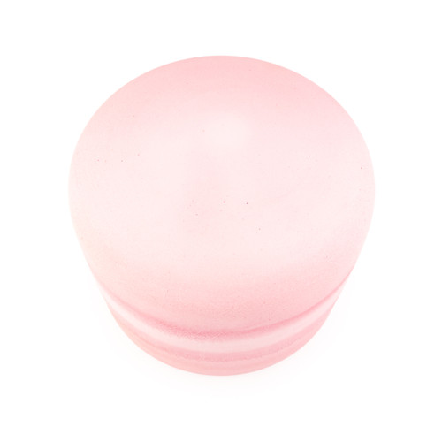 *Blemished* 11" F# Note 440Hz Pink Calcite Frosted Fusion Crystal Singing Bowl Crystal Vibes #cvf11fsm20 85001055