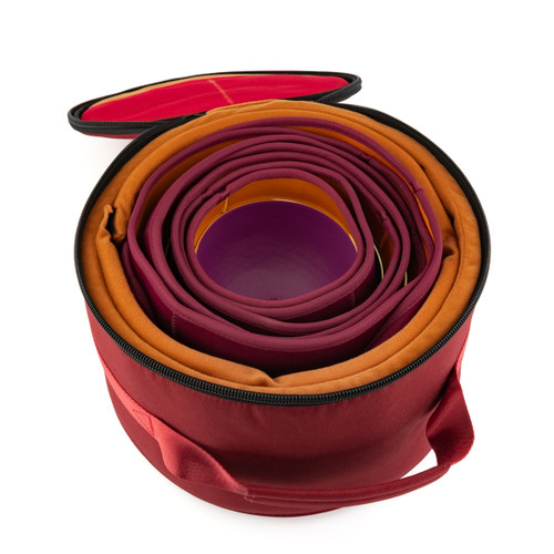 Zen Pro Second Octave 7 Bowl Chakra Colored Brass Himalayan Singing Bowl Set C2-B2