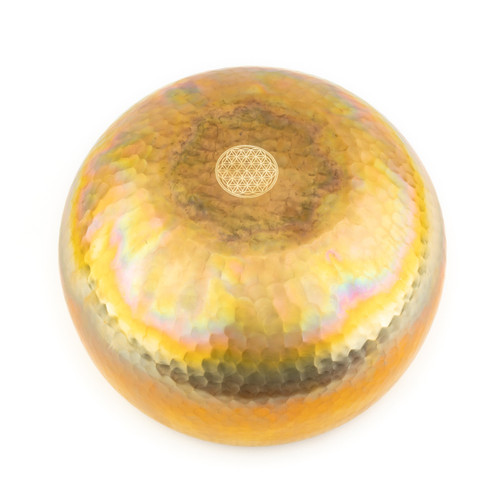 Zen Pro Second Octave 7 Bowl Etched Chakra Brass Himalayan Singing Bowl Set C2-B2