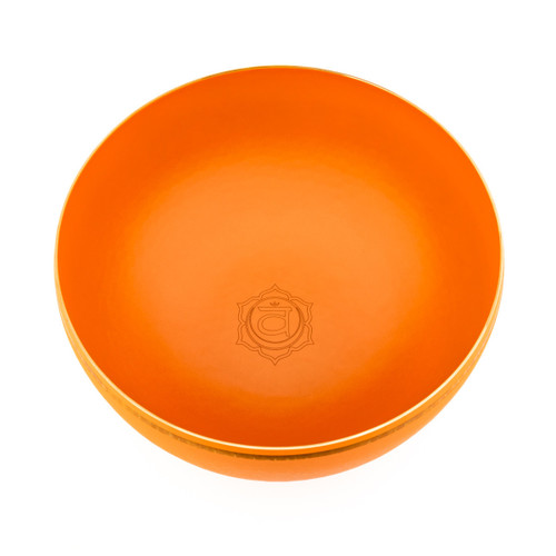 Zen Pro Second Octave 7 Bowl Chakra Colored Brass Himalayan Singing Bowl Set C2-B2