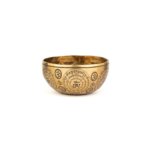 7.5" G#/D# Note Premium Etched Singing Bowl Zen Vedic Series