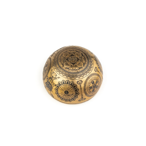 6.25" D#/A Note Premium Etched Singing Bowl Zen Vedic Series