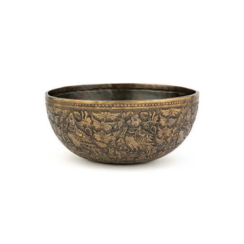 9" D#/A# Note Engraved Singing Bowl Zen Vedic Series
