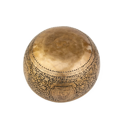 10" A/D# Note Engraved Singing Bowl Zen Vedic Series