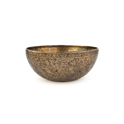 10.75" B/F# Note Engraved Singing Bowl Zen Vedic Series