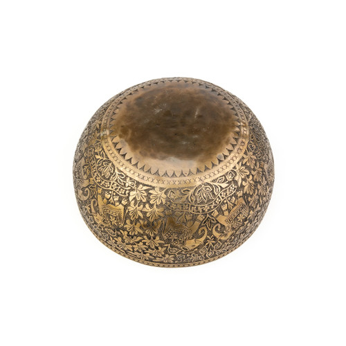 9.75" B/F Note Engraved Singing Bowl Zen Vedic Series