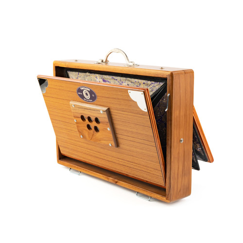 Medium 440Hz 13-Note One Octave C3-C4 Thetazen Shruti Box with Carry Case