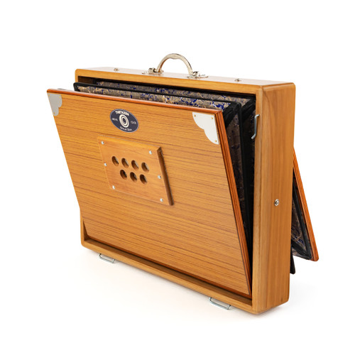 Large 440Hz 36-Note Three Octave C3-C6 Thetazen Shruti Box with Carry Case