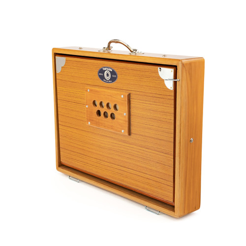 Large 440Hz 36-Note Three Octave C3-C6 Thetazen Shruti Box with Carry Case