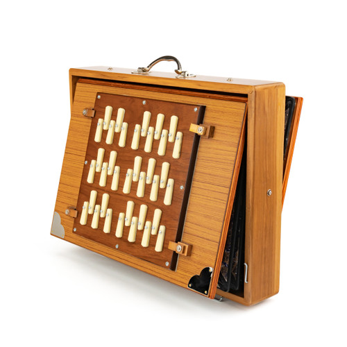Large 440Hz 36-Note Three Octave C3-C6 Thetazen Shruti Box with Carry Case