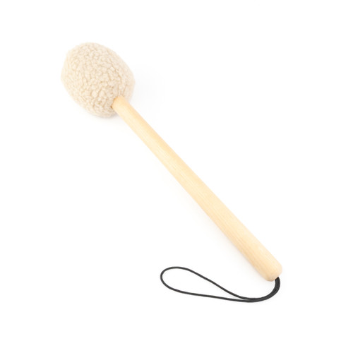Zen Faux Wool Gong Mallet Soft Head with Wrist Strap Medium