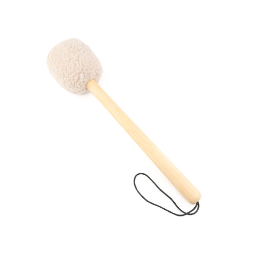 Zen Faux Wool Gong Mallet Soft Head with Wrist Strap Large