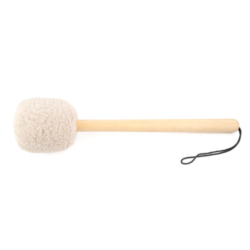 Zen Faux Wool Gong Mallet Soft Head with Wrist Strap Large
