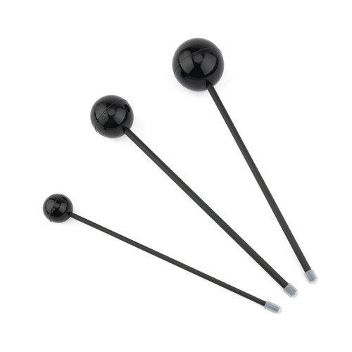 Black Friction Gong Mallet Rubbing Mallet for Gongs (Available in 3 Sizes)