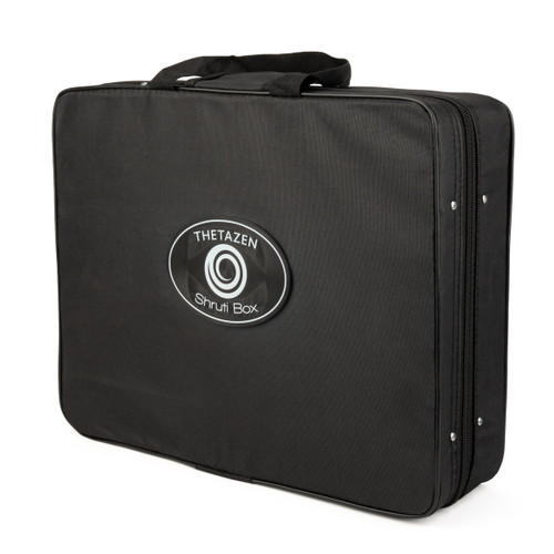 Medium 440Hz 13-Note One Octave C3-C4 Thetazen Shruti Box with Gold Bellows and Carry Case