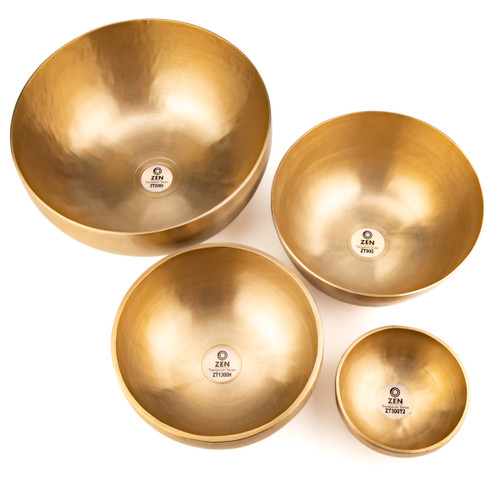 4-Note Harmonized Zen Therapeutic Series Singing Bowl VST Practitioner Set ztset035
