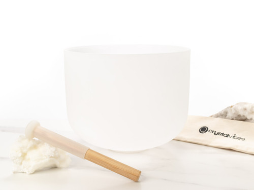 11" F Note 432Hz Crystal Empyrean Singing Bowl Crystal Vibes #ca0011fm25 31008265