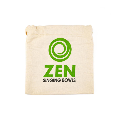 Zen Singing Bowls Small Natural Cotton Bag