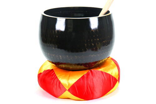 Black 432Hz A# Note Japanese Style Rin Gong Singing Bowl 11" #j11asm40 66000134