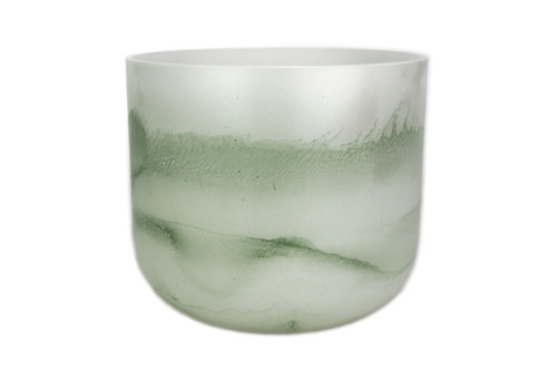 7" F Note 432Hz Peridot Opaque Fusion Crystal Singing Bowl Crystal Vibes #fl7fm25 11001768
