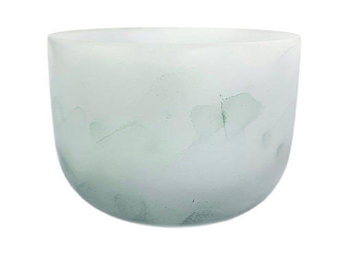 8" A Note 432Hz Perfect Pitch Moss Agate Empyrean Fusion Crystal Singing Bowl Crystal Vibes #ca008am35 11001808