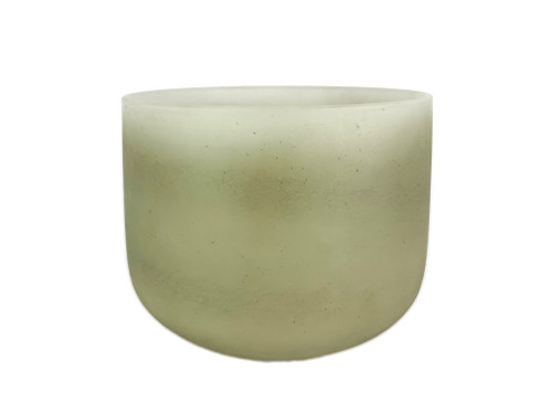 9" A Note 440Hz Perfect Pitch Peridot Empyrean Fusion Crystal Singing Bowl Crystal Vibes #ca009app0 11002172