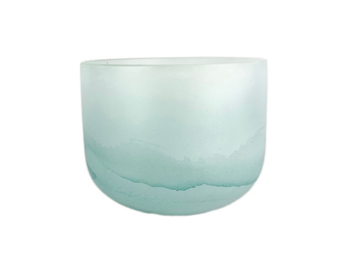 8" B Note 440Hz Perfect Pitch Turquoise Empyrean Fusion Crystal Singing Bowl Crystal Vibes #ca008bp5 11002182