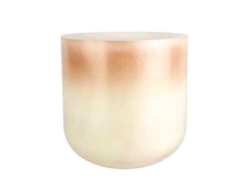 8" D# Note 440Hz Sunstone/Fulgurite Opaque Fusion Crystal Singing Bowl Crystal Vibes #fl8dsm15 11002243