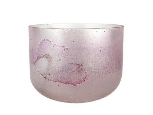 6" C Note 432Hz Perfect Pitch Amethyst Translucent Fusion Crystal Singing Bowl Crystal Vibes  #cc6cm30 11002258