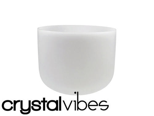 8" C Note 440Hz Perfect Pitch Empyrean Crystal Singing Bowl Crystal Vibes  #ca008cpp0 31003938
