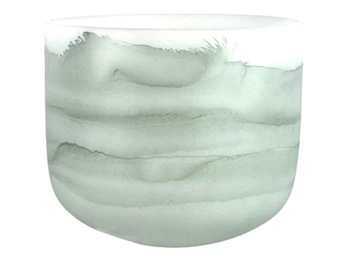 7" C# Note 440Hz Perfect Pitch Moss Agate Empyrean Fusion Crystal Singing Bowl Crystal Vibes  #ca007csp5 11002446