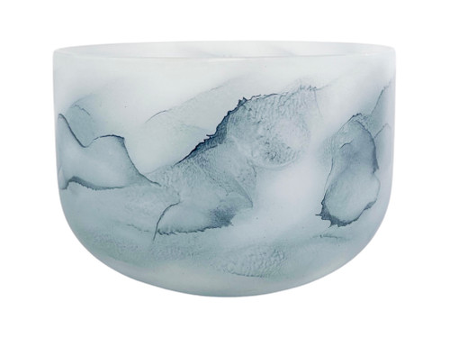 9" A Note 432Hz Lapis Empyrean Fusion Crystal Singing Bowl Crystal Vibes  #ca009am25 11002541