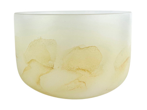 8" A# Note 440Hz Perfect Pitch Citrine Empyrean Fusion Crystal Singing Bowl Crystal Vibes  #ca008aspp0 11002598