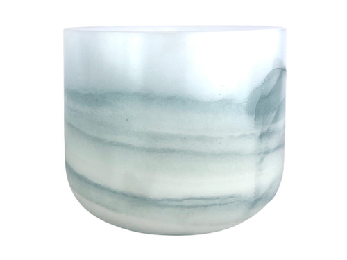 10" B Note 432Hz Perfect Pitch Larimar Opaque Fusion Crystal Singing Bowl Crystal Vibes  #fl10bm30 11002683