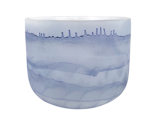 9" G Note 440Hz Perfect Pitch Lapis Empyrean Fusion Crystal Singing Bowl Crystal Vibes  #ca009gp5 11002926