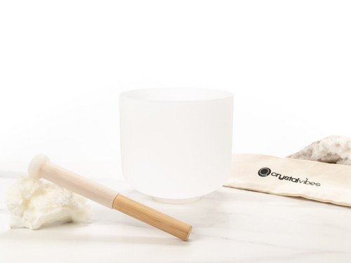 7" C Note 440Hz Perfect Pitch Empyrean Crystal Singing Bowl Crystal Vibes #ca007cpp0 31006236