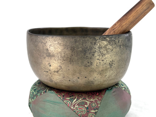 6.75" A/D Note Antique Himalayan Singing Bowl #a8400622